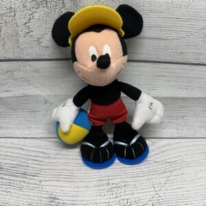 Mickey Mouse Summer Beanbag Plush sku:33979 Applause Rare Collectible Ball Shoes